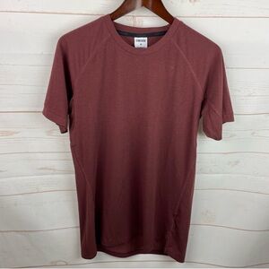 Gymshark | Rust Brown Exposed Seam Short Sleeve Workout Shirt